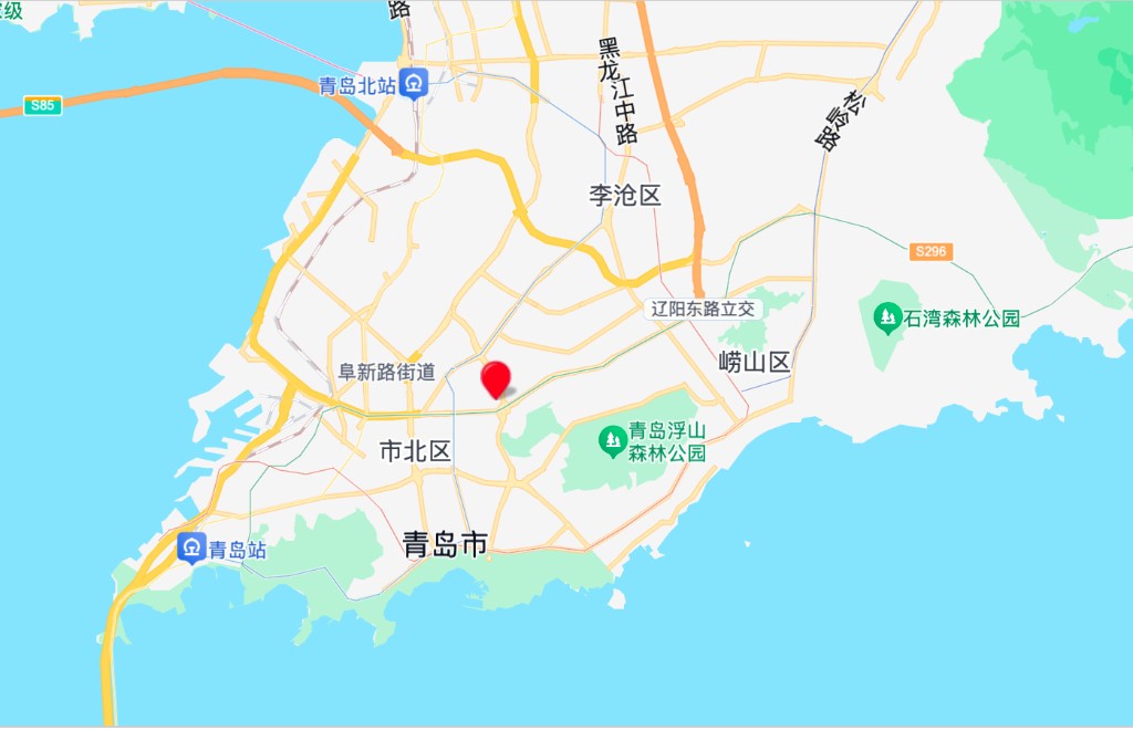 公司位置地图 - 青岛市市北区辽源路279号-699